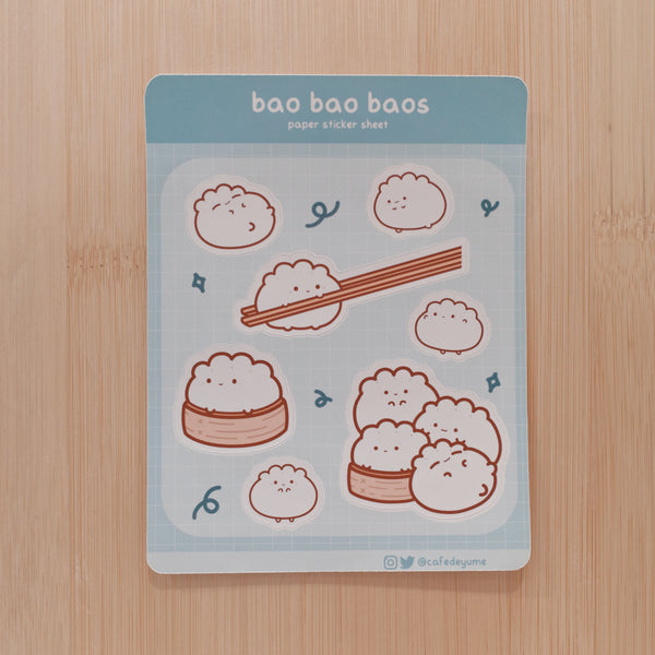 bao bao bao sticker sheet