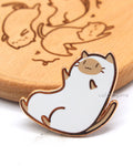 colour point yoga kitty enamel pin [pickup at Anime Expo]