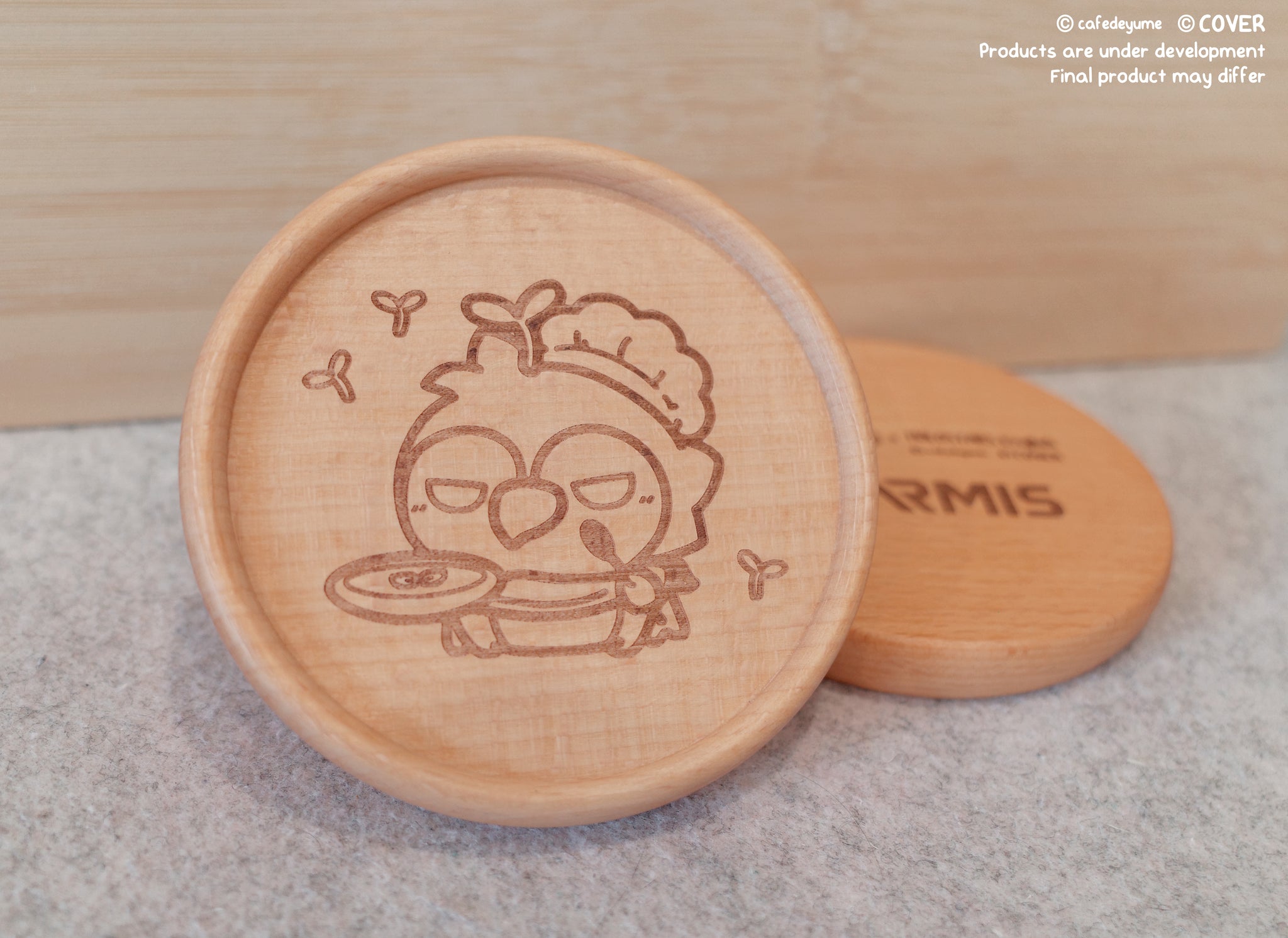 HOLOSTARS English -ARMIS- Bubby wooden coaster