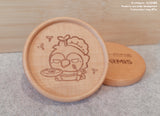 HOLOSTARS English -ARMIS- Bubby wooden coaster
