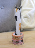 calico loooong cat washi tape stand