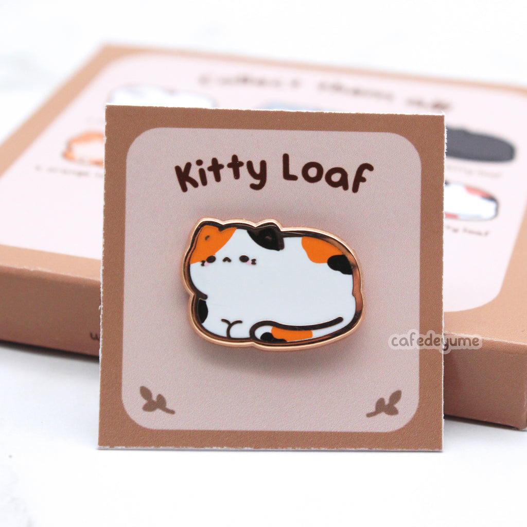 kitty loaf mystery mini enamel pin