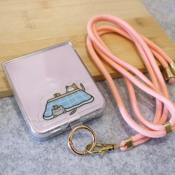 comfy kitty shoulder phone strap