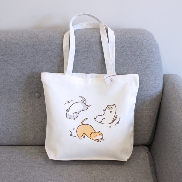 yoga cats tote