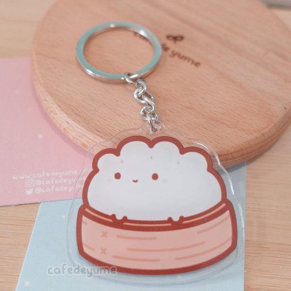dim sum steamer acrylic charm