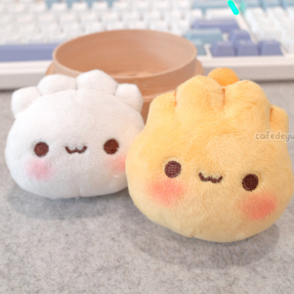 [preorder] mini dim sum plush keychain | har gow