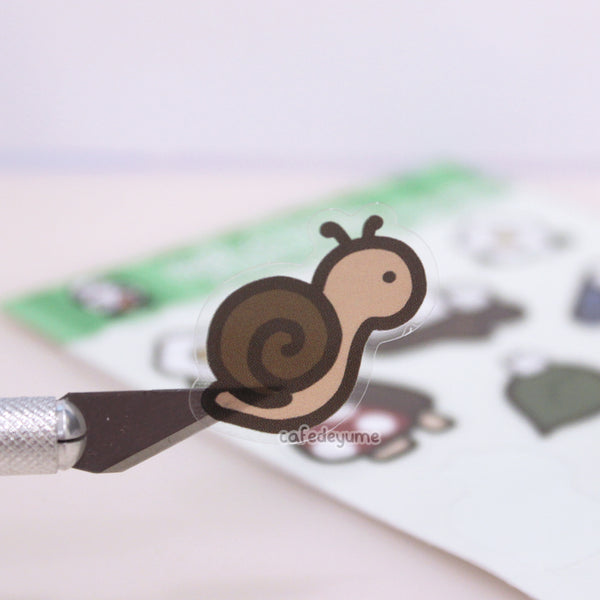 forest friends waterproof vinyl sticker sheet