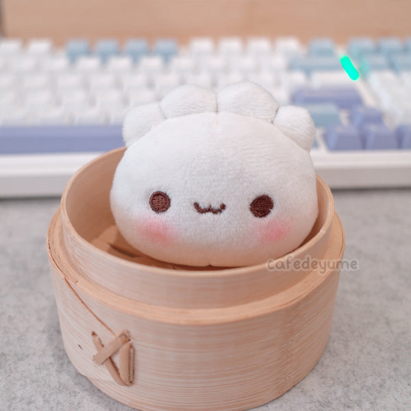 [preorder] mini dim sum plush keychain | har gow