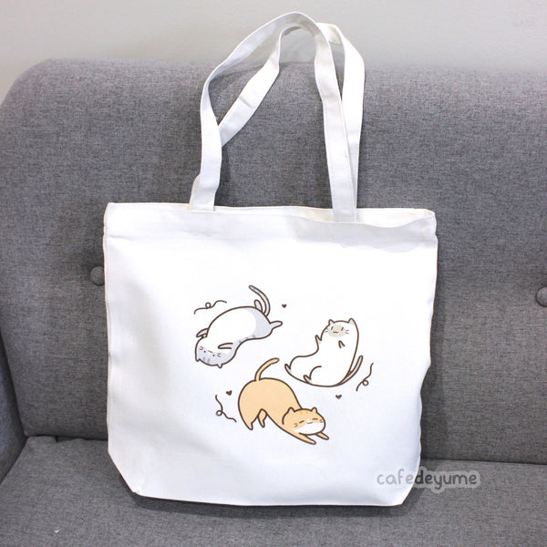 yoga cats tote