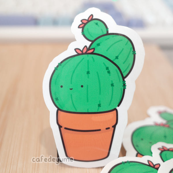 light cactus vinyl sticker