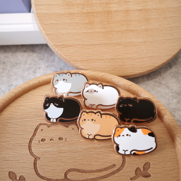 kitty loaf mystery mini enamel pin