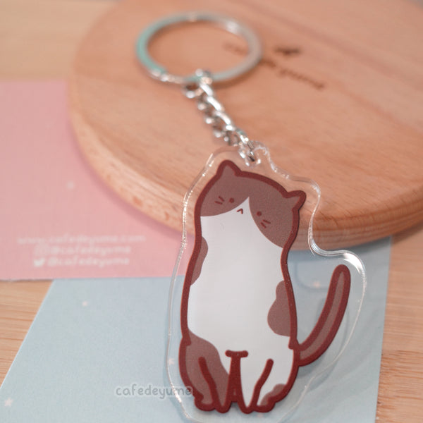 moo moo cat acrylic charm
