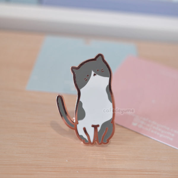 moo moo cat enamel pin