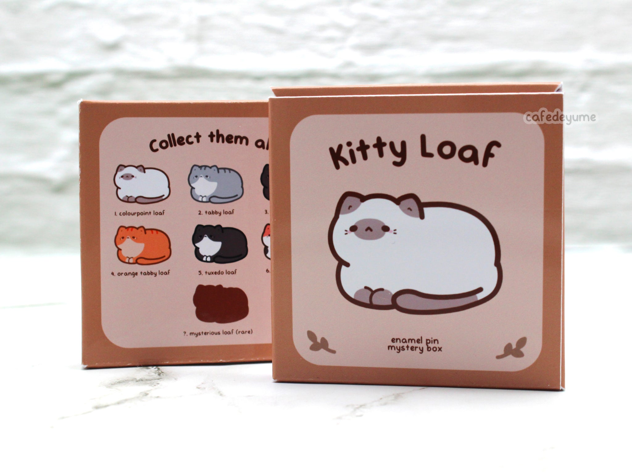 kitty loaf mystery mini enamel pin
