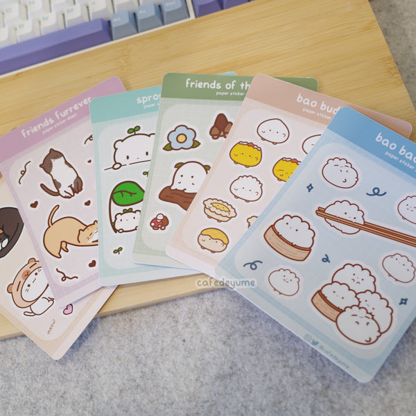 friends of the forest sticker sheet