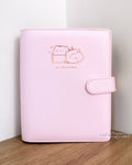pastel pink kitty pin collection book [pickup at Anime Expo]