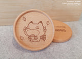 HOLOSTARS English -ARMIS- Ruzader wooden coaster
