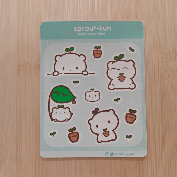 sprout kun sticker sheet