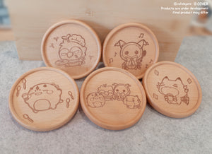 HOLOSTARS English -ARMIS- mascot wooden coaster
