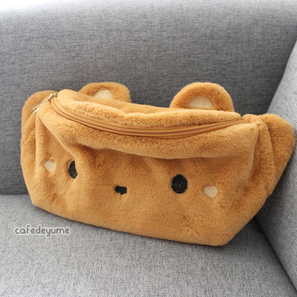 bear fluffy fanny pack