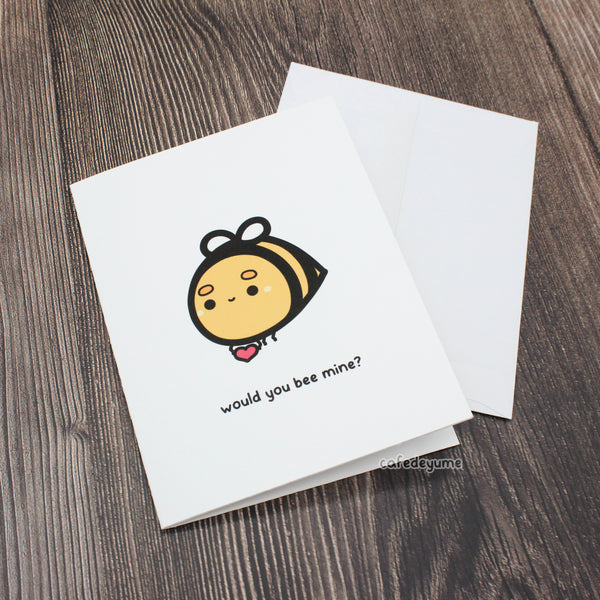 would you bee mine? greeting card