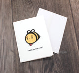 would you bee mine? greeting card