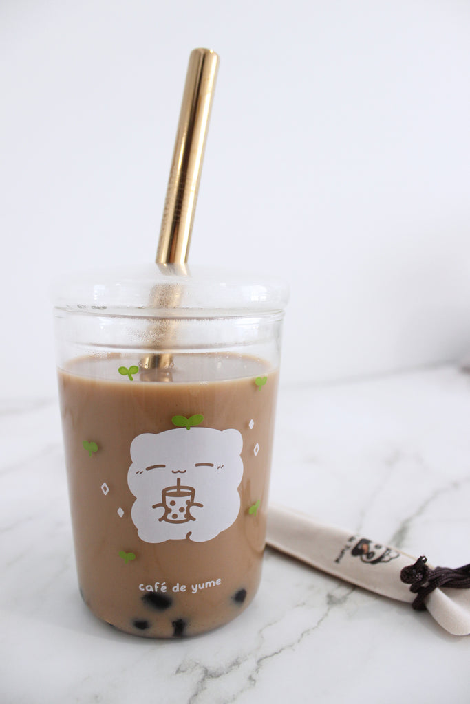 Straw-Free Bubble Tea Cups : Reusable Bubble Tea Cup