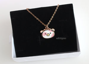 strawberry cow necklace