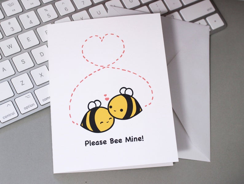 please bee mine greeting card