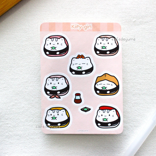 kittigiri sticker sheet