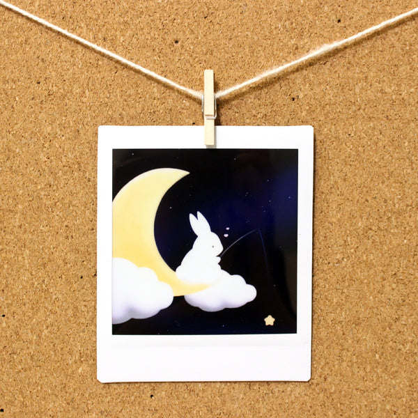 moon bunny instax