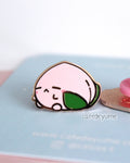 lonely peach bun mini enamel pin [pickup at Anime Expo]