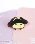 shiitake buddy mini enamel pin [pickup at Anime Expo]