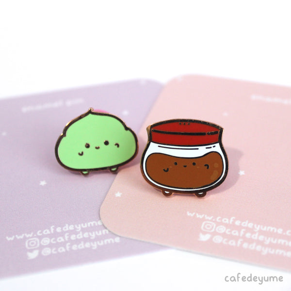 condiment buddies mini enamel pin