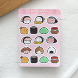 sushi buddies sticker sheet