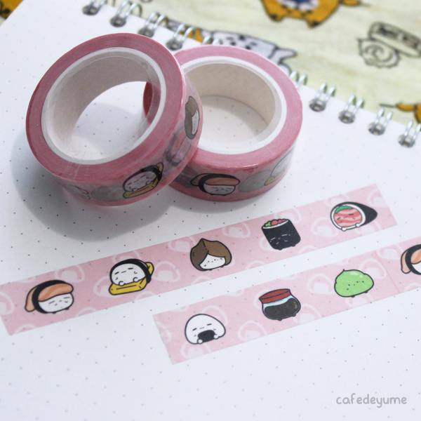 sushi buddies washi