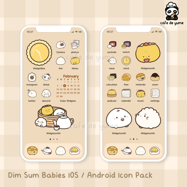 dim sum babies phone theme